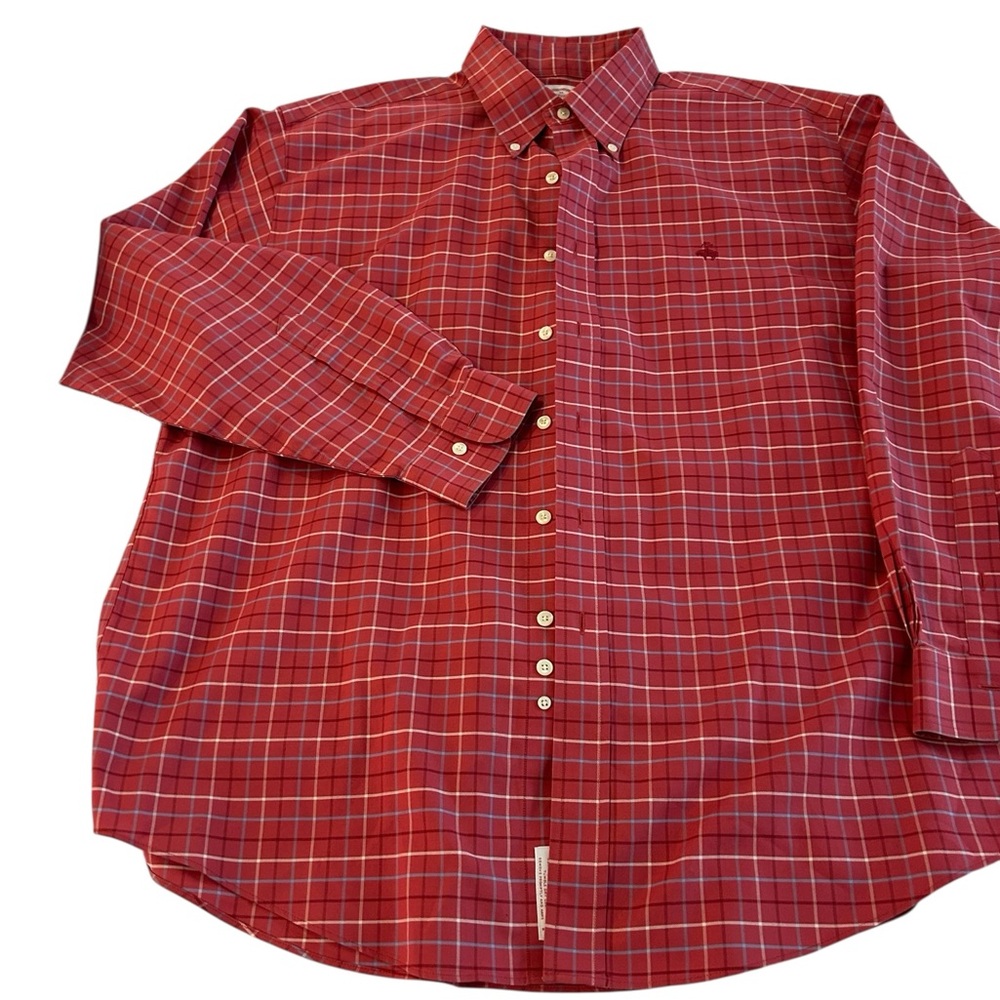 Brooks Brothers Men’s Plaid Button Down Shirt